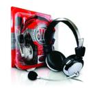 Fone De Ouvido c/Microfone Prata F-301 MV - Plug-X