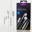 Fone de Ouvido C/ Microfone Tipo-C Maketech Branco EPC-052BP