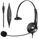 Fone de ouvido Callez, conector de 3,5 mm com microfone para PC e laptop