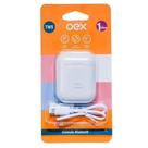 Fone De Ouvido Candy Bluetooth 5.0TWS11Branco OEX Fone De Ouvido Candy Bluetooth 5.0TWS11Branco OEX