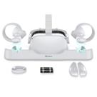 Fone de ouvido Charging Dock Smatree Quest 2 VR com 2 baterias