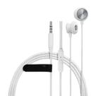 Fone de ouvido com fio Altomex com microfone conector p3 Branco AT-0209