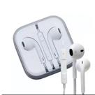 Fone de Ouvido com Fio e Microfone Branco Conector Entrada P3 para Celular Possui Controle Inteligente e Multifuncional Ótimo Som Isolamento Térmico