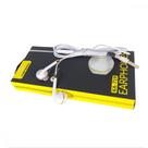 Fone de Ouvido Com Fio e Microfone Earphones Kapbom Cor:Amarelo Fone de Ouvido Com Fio e Microfone Earphones Kapbom Cor:Amarelo