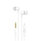 Fone de Ouvido com Fio e Microfone Intra-Auricular Branco Kaidi Kd-731