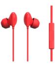 Fone de Ouvido com Fio e Ponteira Silicone Vermelho Lity