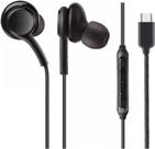 Fone de Ouvido com Fio Entrada Tipo C Som Balanceado USB-C Cabo de Tecido