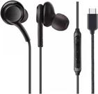 Fone de Ouvido com Fio Entrada Tipo C Som Balanceado USB-C Cabo de Tecido,Qualidade Premium