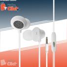 Fone de Ouvido Com Fio P3 3,5mm Extra Bass com Microfone Som Estéreo Potente,Graves Reforçados Cabo de 1 Metro