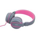 Fone De Ouvido Com Microfone Oex Hs106 Neon Cinza E Rosa