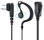 Fone de ouvido com PTT/microfone para rádios Motorola Walkie Talkies