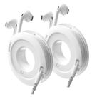 Fone de ouvido Cord Organizer Fuse Side Winder Mini and Max branco
