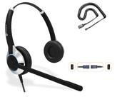 Fone de ouvido de escritório TruVoice HD-550 com som HD para telefones Cisco