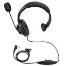 Fone de ouvido de rádio bidirecional Renastar Overhead com plugue Boom Mic K1