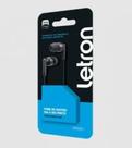 Fone de ouvido dia a dia preto intra auricular letron 74440