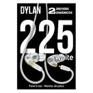 Fone de ouvido dylan in ear - de 225 - branco - 2 drives dinamicos Fone de ouvido dylan in ear - de 225 - branco - 2 drives dinamicos
