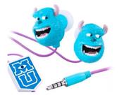 fone de ouvido earbuds disney pixar monsters university