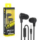 Fone De Ouvido Easy Flat Com Microfone 1.20m Preto - 5+
