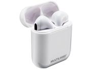Fone de Ouvido Esportivo Bluetooth Multilaser - PH326 True Wireless com Microfone Branco