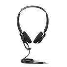 Fone de ouvido estéreo com fio Jabra Engage 50 II com cancelamento de ruído preto