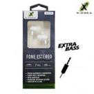 Fone de Ouvido Estéreo Hands-Free e Microfone Intra Auricular X-Cell - XC-F-11 - XCELL