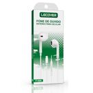 Fone de Ouvido Estéreo Para Celular F-50 Lecover Branco