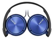 Fone De Ouvido Fone Sony MDR-ZX310AP Protetores Giratórios Azul