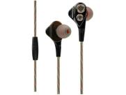 Fone de ouvido gamer com microfone intra auricular quad-x fn500 3.5mm oex preto