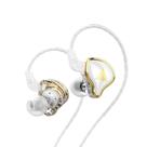 Fone De Ouvido Gamer Dj Musicos Retorno Palco Inear C/case Cor Branco
