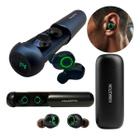 Fone De Ouvido Gamer F915 Inear Sem Fio Com Bluetooth 5.3 E Luz Led Preto