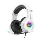 Fone De Ouvido Gamer RGB Com Fio, Microfone Com Cancelamento De Ruído Para PC, PS4, PS5, Xbox,