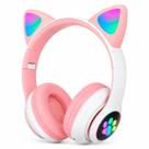 Fone de Ouvido Gatinho LED Infantil Bluetooth Sem Fio e Microfone Integrado Cor Rosa Fone de Ouvido Gatinho LED Infantil Bluetooth Sem Fio e Microfone Integrado Cor Rosa