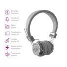Fone de ouvido Headphone Bluetooth Micro Sd Mp3 Rádio Fm Player B05 Cinza