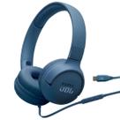 Fone de Ouvido Headphone c/Fio USB-C JBL Tune 520C Original Azul