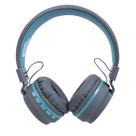 Fone De Ouvido Headset Candy Bluetooth Microfone Hs310 Azul Celeste - Oex