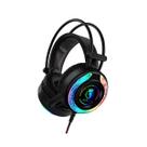 Fone de ouvido headset gamer led rgb c/ microfone - 105db