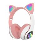 Fone De Ouvido Headset Orelhas De Gatinho Com Patinhas Bluetooth 5.0