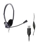 Fone De Ouvido Hoopson Headset Com Microfone Usb + Adap Usb C F-024