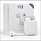 Fone De Ouvido i12 Minimen Bluetooth Sem Fio branco portátil