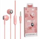 Fone de ouvido in ear com microfone pata gato colors 1,2m Fone de ouvido in ear com microfone pata gato colors 1,2m