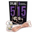 Fone de Ouvido In-Ear Dylan DE-515 Silver