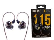 Fone de ouvido in ear Dylan DE115 Transparente
