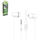 Fone de ouvido in ear estereo com microfone extra bass preto / branco x-cell 1,2m - BAZZI