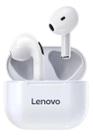 Fone De Ouvido Inear Sem Fio Lenovo Livepods Lp40 Branco Com Luz Led