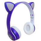 Fone De Ouvido Infantil Bluetooth Gatinho Menina Presente Dia das Crianças