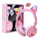 Fone De Ouvido Infantil Menina Orelha Gatinho Rosa Fone De Ouvido Infantil Menina Orelha Gatinho Rosa