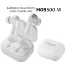 Fone de Ouvido Intra Auricular Bluetooth WAAW MOB 500W ANC Cancelamento de Ruído Bateria Longa Duração Modo Gamer, IPX4, Controle Touch