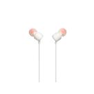 Fone de Ouvido Intra-auricular JBL Tune 110, com Fio, com Microfone, Branco - JBLT110WHTE