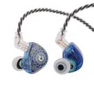 Fone de ouvido intra-auricular Linsoul TANGZU Wan'er S.G HiFi com microfone (azul)