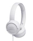 Fone de Ouvido JBL TUNE 500 Headphone com fio e microfone Branco